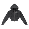 Whimsy Forge Cropped Zip Hoodie